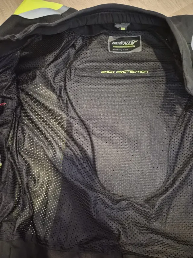 Chaqueta Moto Verano Negra y Amarilla