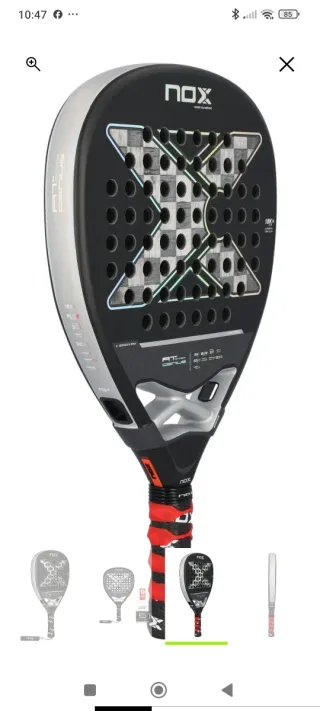 Pala pádel Nox AT10 Genius Attack 18K 2024