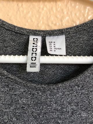 Vestido gris sin mangas