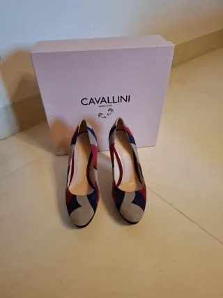 Scarpe con tacco Cavallini multicolor