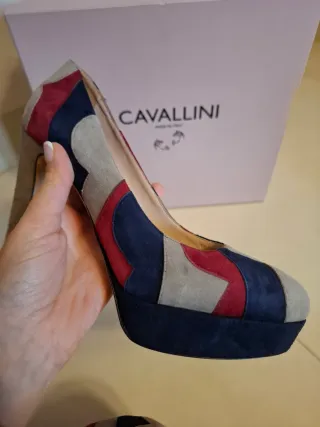 Scarpe con tacco Cavallini multicolor