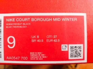 Zapatillas Nike Court Borough Mid Talla 42.5