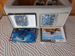 2 Puzzles 500 Piezas: Naturaleza y Mar