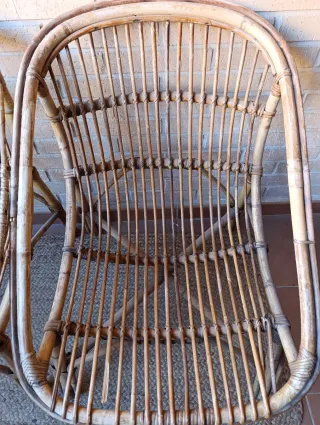 Pareja Sillones Terraza Mimbre