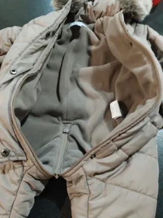 Tuta da neve imbottita con cappuccio