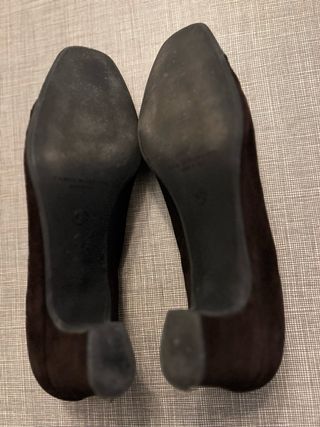 Zapatos tacón ancho FABIO RUSCONI marrones