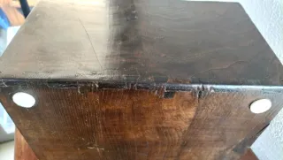 Cajón archivador antiguo de madera