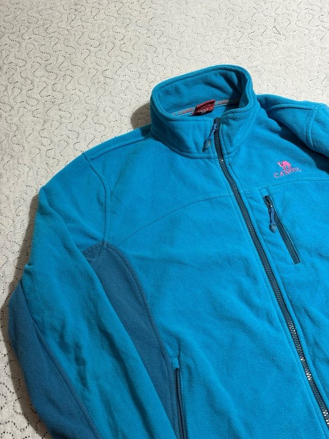 Giacca pile Camel donna XXL vintage