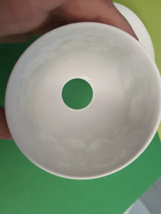 Portacandele Natale Ceramica Decorato