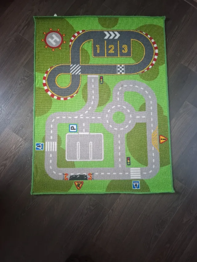 Alfombra infantil de juegos para coches