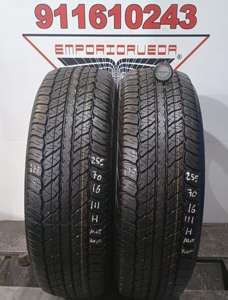 4UD 255 70 16 H DUNLOP RUEDA PREMIUM YA MONTADA