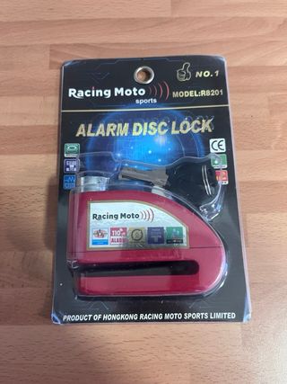 Antirrobo Disco Moto con Alarma