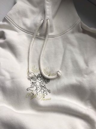 Sudadera Beige Talla S Oversized Mujer