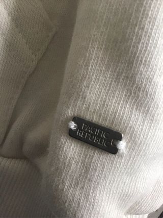 Sudadera Beige Talla S Oversized Mujer