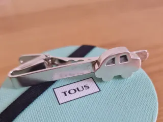 Pinza de Corbata Tous Coche Plata