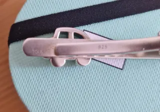 Pinza de Corbata Tous Coche Plata