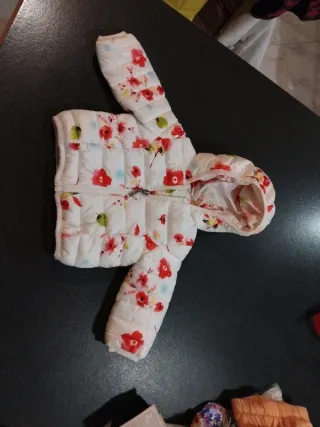 Giubbotto 0-3 bambina floreale