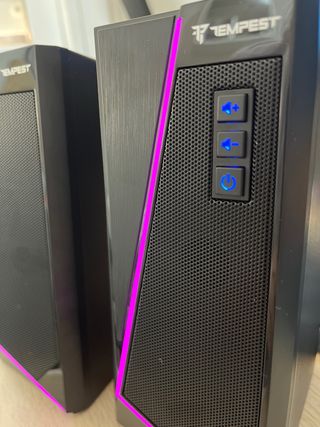 Altavoces Tempest M20 Negro y con luces led