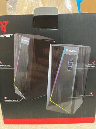 Altavoces Tempest M20 Negro y con luces led