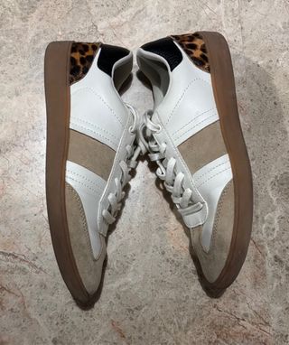 Zapatillas Zara Beige y Blanco