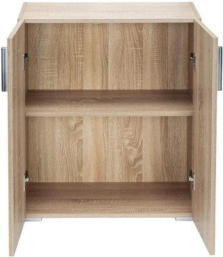 Mobile Madia con Doppia Anta e 2 Ripiani Interni M