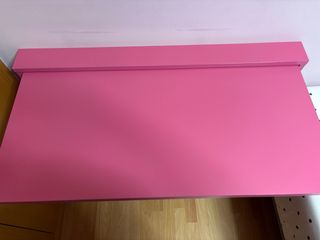 Escritorio abatible rosa