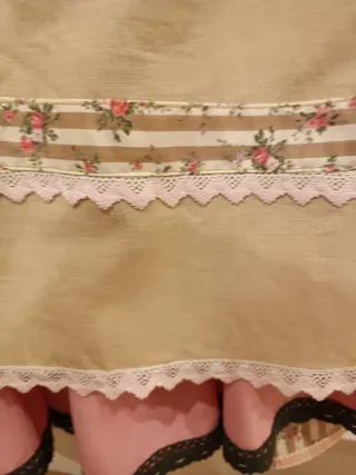 Falda huertana niña: Zagalejo y delantal