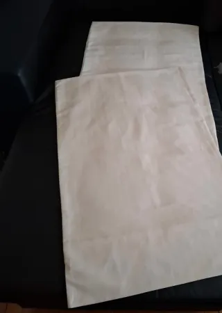 Fundas cojín beige microfibra