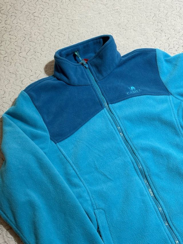 Giacca pile Camel donna XL vintage