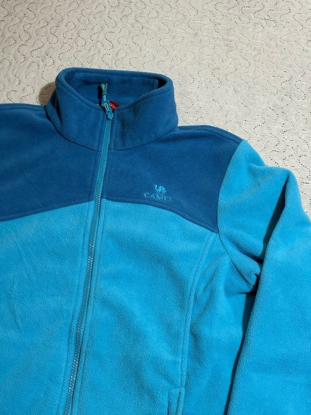 Giacca pile Camel donna XL vintage