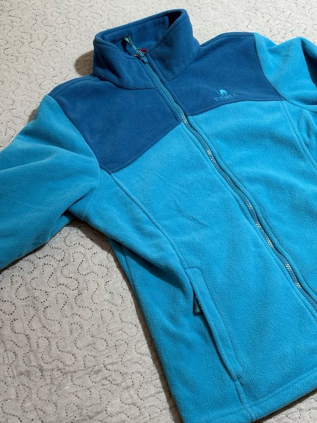 Giacca pile Camel donna XL vintage