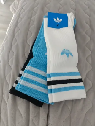 3 Pares Calcetines Adidas Talla 39-42