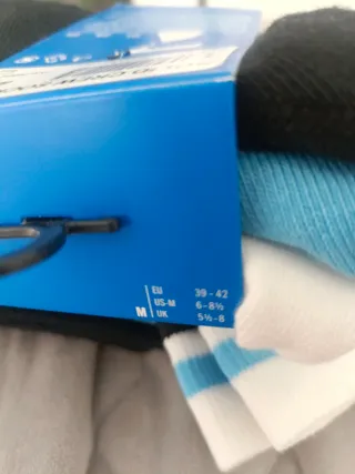 3 Pares Calcetines Adidas Talla 39-42