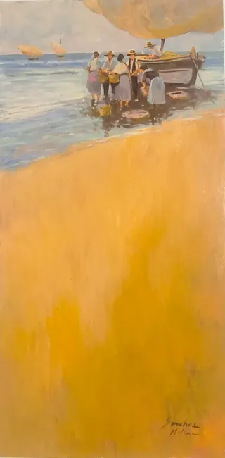 Cuadro de paisaje rural