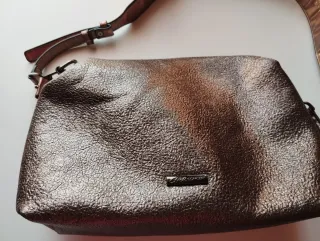 Bolso Axel Marrón y Dorado