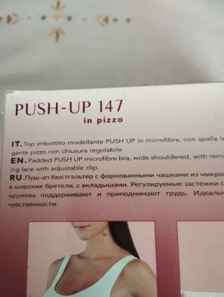 Reggiseno push up Bellissima nero