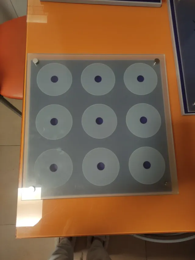 Cuadro decorativo de cristal