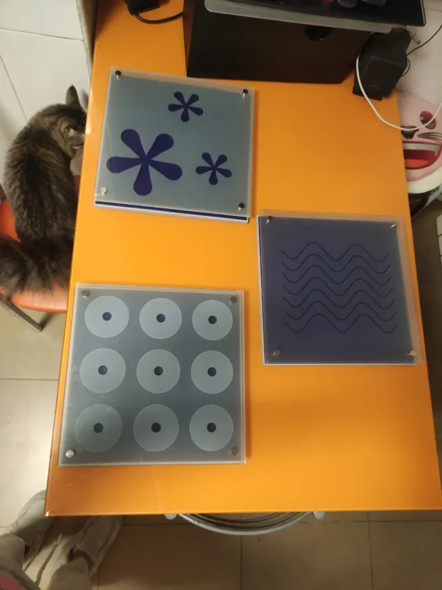 Cuadro decorativo de cristal