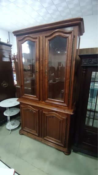 Mueble Provenzal Madera y Cristal