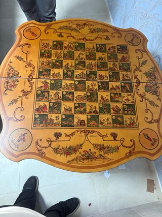 Mesa auxiliar antigua estilo italiano