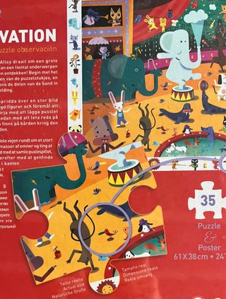 Puzzle Djeco 35 piezas Circo