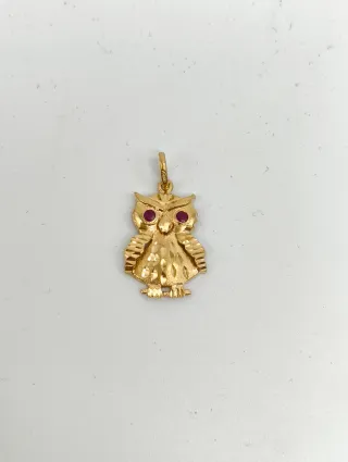 Colgante Búho Oro 18kt