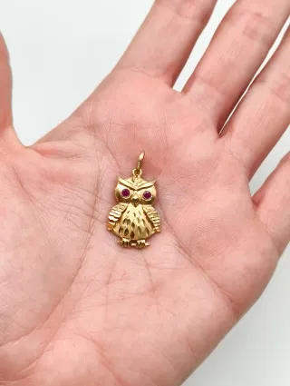 Colgante Búho Oro 18kt