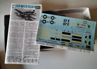 Maqueta P-51B Mustang 1:72 Hasegawa