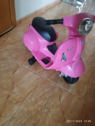 Moto eléctrica infantil rosa
