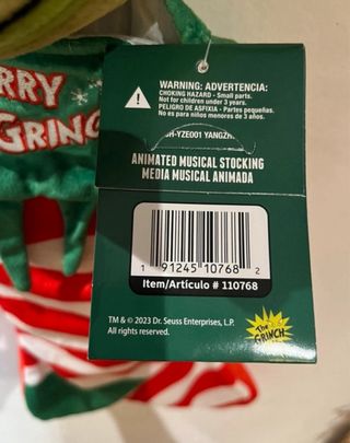 Calza Grinch Natale Merry Grinchmas!