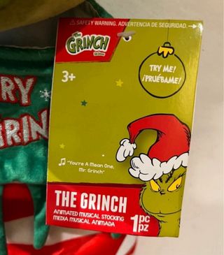 Calza Grinch Natale Merry Grinchmas!