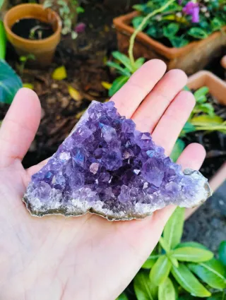 Ametista Uruguay 122g + Ossidiana