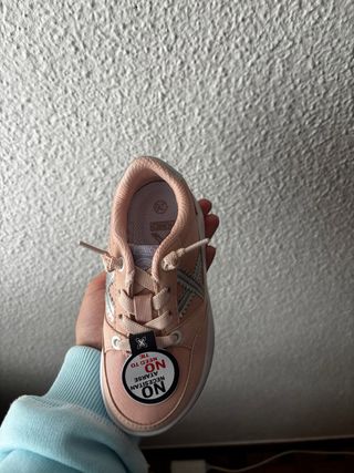 Zapatillas Munich Niña Rosa y Plata