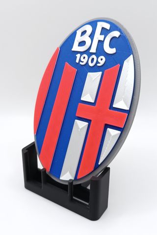 Stemma Bologna Serie A Scudetto Logo Football 3D